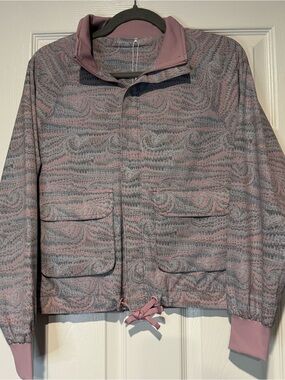 Travis Mathew Moonscape Multi Paisley-Print Post Match Jacket Pickleball Tennis